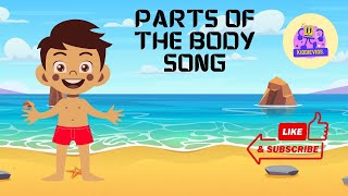 Parts of body/My Body Song/ Nursery Rhymes/Head, Shoulders, Knees & Toes /#kidssong#partsofthebody