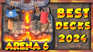 Best Arena 6 Decks (Pekka Playhouse Decks) in Clash Royale | Best Clash Royale Arena 6 DECKS 2024