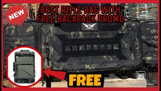⭕UNBOXING A RIFLE BAG FROM TACTICAL JOE WIRH FREE BACK PACK screenshot 2