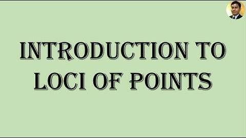Loci of Points | Introduction | Engineering Drawing