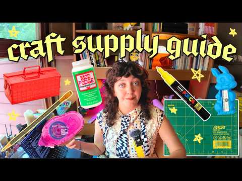 79 craft supplies that I would sell my soul for (& some that i wouldn't .𖥔 ݁)
