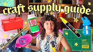 BEGINNER CRAFT SUPPLY GUIDE .𖥔 ݁ What craft supplies do you actually need to start crafting?