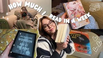 REALISTIC how much I read in a week | reading vlog