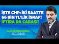 İŞTE CHP: İKİ SAATTE 66 BİN TL&#39;LİK İSRAF! İFTİRA DA CABASI!