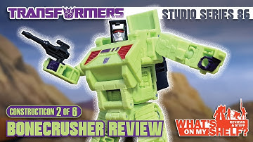 Transformers Studio Series 86 Bonecrusher Review What