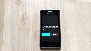 Samsung Omnia M (GT-S7530) Windows Incoming call