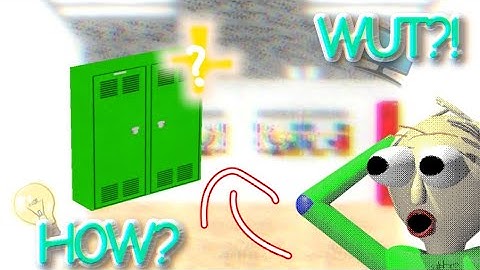 How To Add Green Locker To Your Decompile! 🔒🗝️/ #video #decompile #baldisbasics