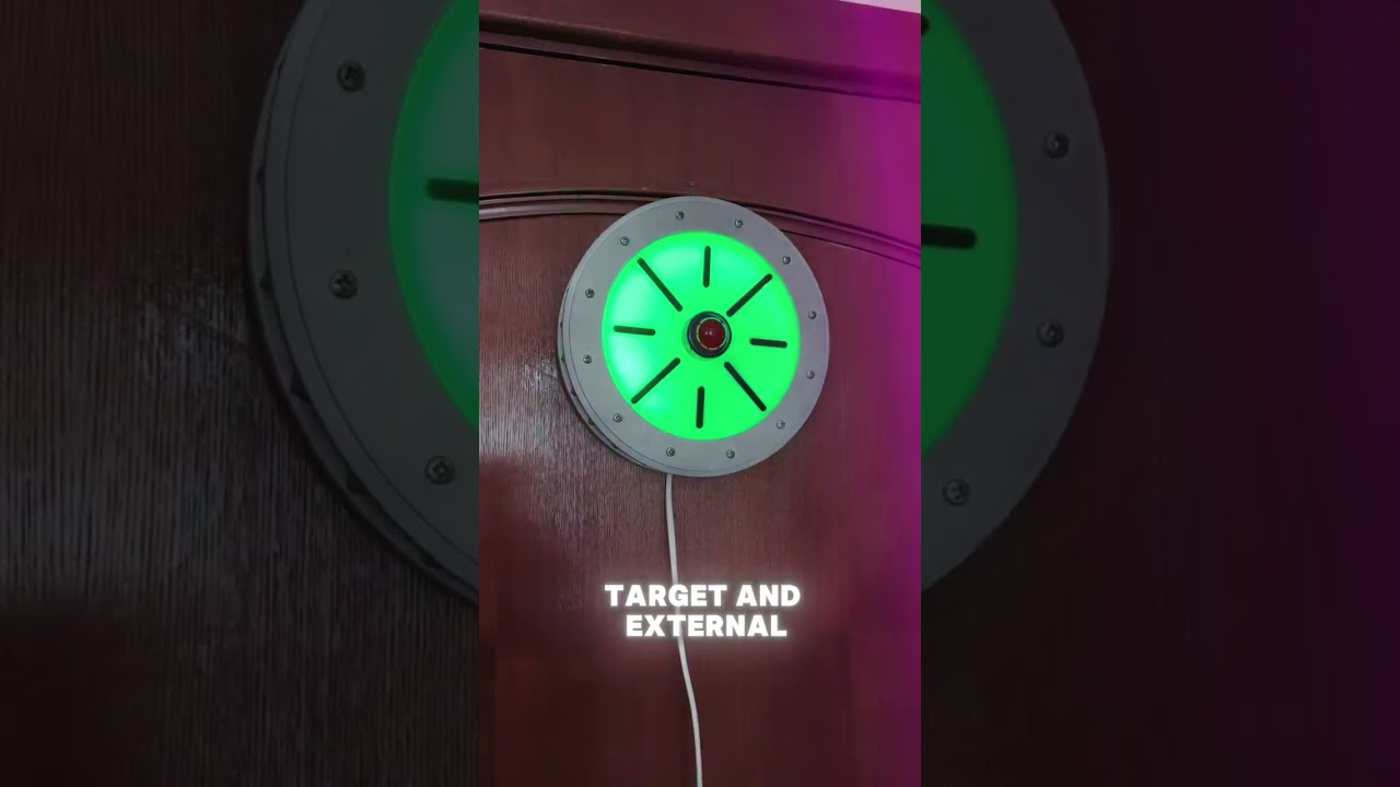 Laser turret. Puzzle for escape room.