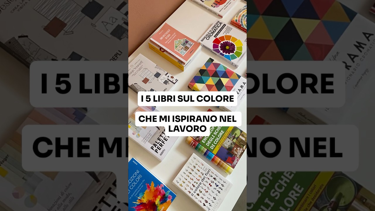 I miei 5 libri preferiti sul colore che mi ispirano nel lavoro 