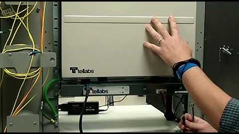Tellabs  Optical LAN 1150E OLT Installation (Part 1)