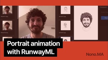 Making of Animated Portraits of Lourdes Alonso Carrión with Runway