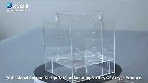 RECHI Original Design & Manufacture Clear Acrylic Display Case Arce AB34