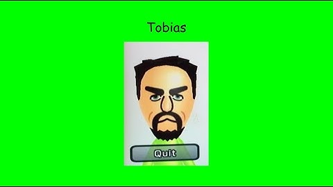 Wii Sports new CPU Mii Tobias