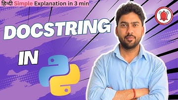 Docstring in Python Explained | Python Documentation String Tutorial in Hindi