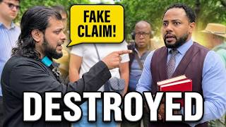 Jude Just Humiliated Himself Bringing Two Types Of Quran! Al-Yamani | Speakers Corner