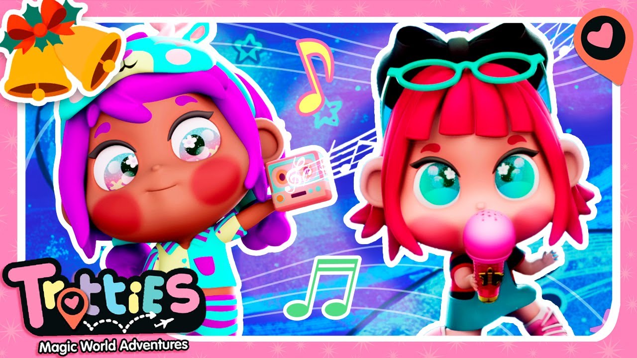 🎄ESPECIAL DE NAVIDAD🎶 ¡CANTA CON LAS TROTTIES! ✨🎅 DIBUJOS ANIMADOS EN ESPAÑOL 🌍