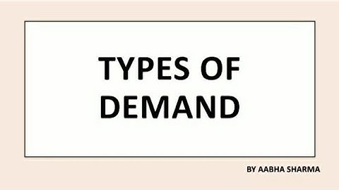 Types of Demand | 8 Types of Demand | Marketing Management
