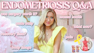 Post-Endometriosis Surgery Q&A | What Now, Mental Health, Pain, My Advice | Lauren Norris