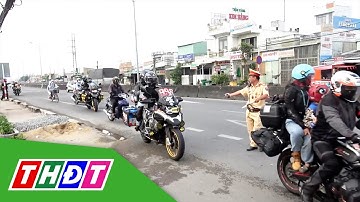 Đồng Tháp: Xử lý nhiều xe mô tô phân khối lớn vi phạm an toàn giao thông | THDT