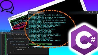 I wrote a chat program in C#!