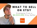 What To Sell On Etsy 2021 - From a $2,000,000 Etsy Seller