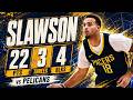 Jalen Slawson 22 pts 3 threes 4 blks vs Pelicans 2026 Summer League