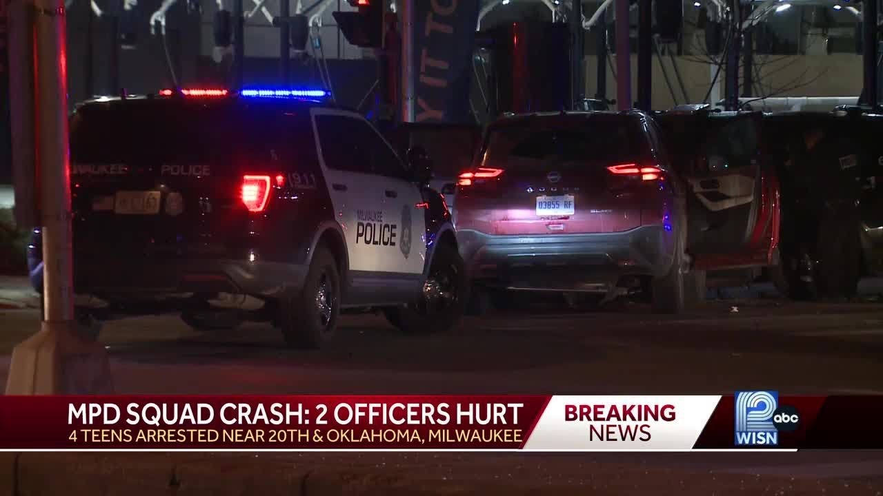 mpd squad crash - YouTube