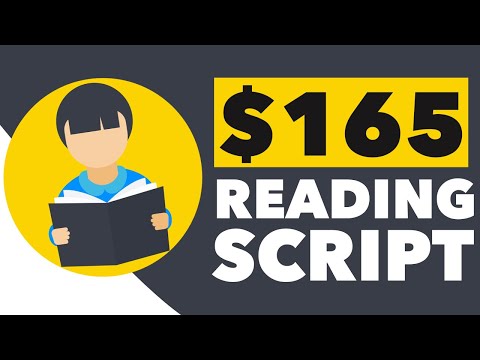 Get Paid $165 Every Hour For Reading Scripts (Beginner Friendly) | Make Money Online