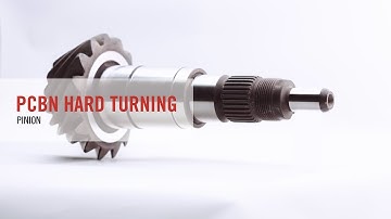 PCBN Hard Turning Application - Pinion | Seco Tools