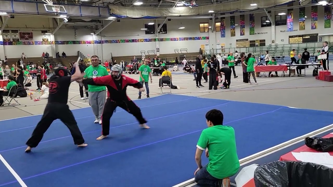 tiebreaking roumd of my stick fighting competition.