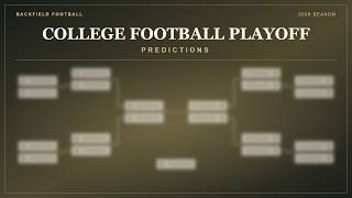 Texas Takes The One Seed! Week Two College Football Playoff Predictions! Guide