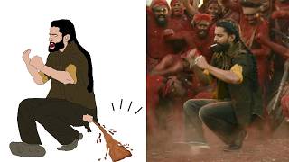 Aaya Sher Song | The Paradise Song | Telugu Songs | Nani | Anirudh Ravichander | Drawing meme | 2d