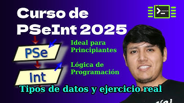Curso PSeInt desde Cero - Video 2: Tipos de Datos y Operadores Aritméticos