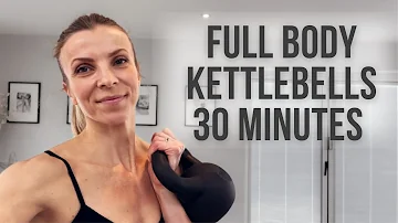 Total Body Tone: 30 Minute Kettlebell Workout For Strength Training