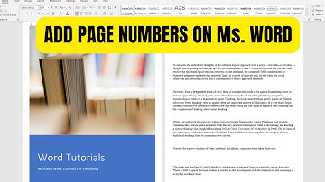 🔢 How to Add Page Numbers in Microsoft Word (2025) – Complete Formatting Guide!