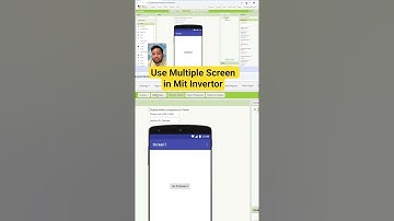 How to Use Multiple Screens in MIT App Inventor & Pass Data Between Screens #shorts #appdevelopment