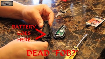 Dead "FOB" - Dodge Challenger "FOB" Battery Replacement Made Easy - Robs Custom Creations
