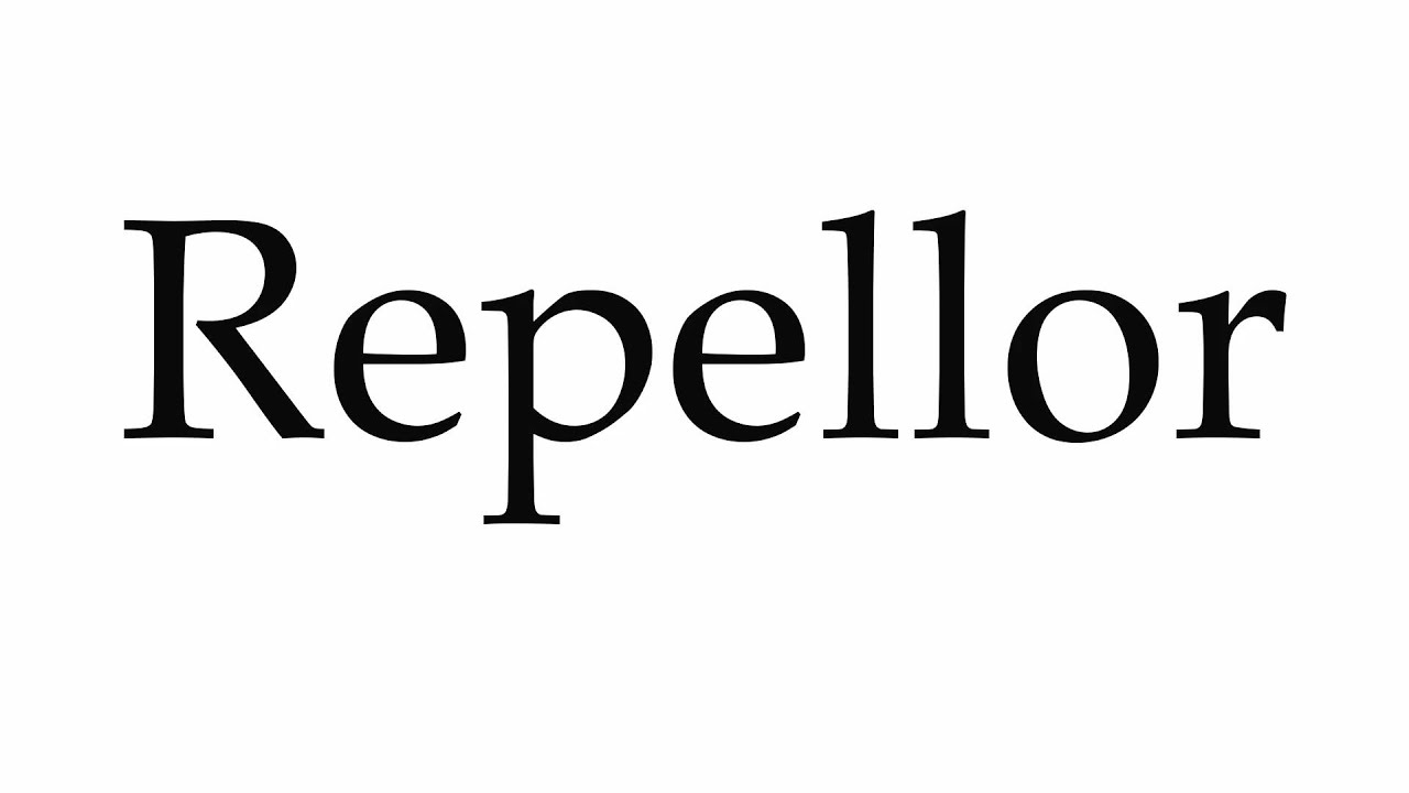 How to Pronounce Repellor