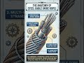 How Steel Cable Literally Built the Modern World 🌉🚀 #SteelCable #Innovation #STEM #HeavyMachinery