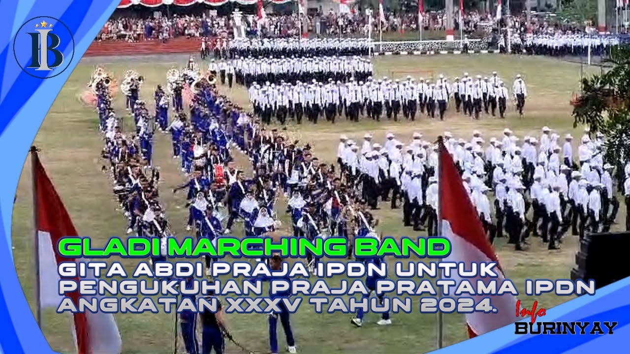 Gladi Marching Band Gita Abdi Praja IPDN Untuk Pengukuhan Praja Pratama IPDN Angkatan XXXV th 2024