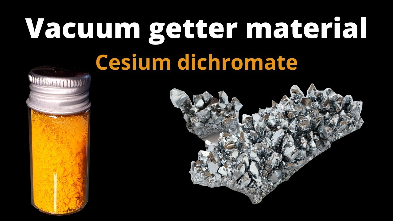 Making cesium dichromate from chromium metal and cesium chloride