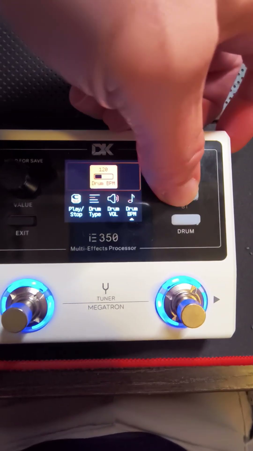 DK IE 350 pedal multiefectos de Temu - YouTube