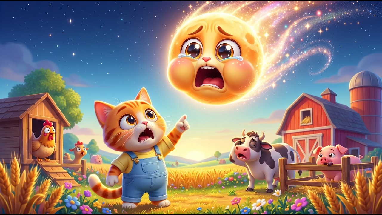 Moon Rocks The Farm Moon Falls on the Farm 😱🌙🐄 | Fun Nursery Rhymes, Kids Songs & Magical ...