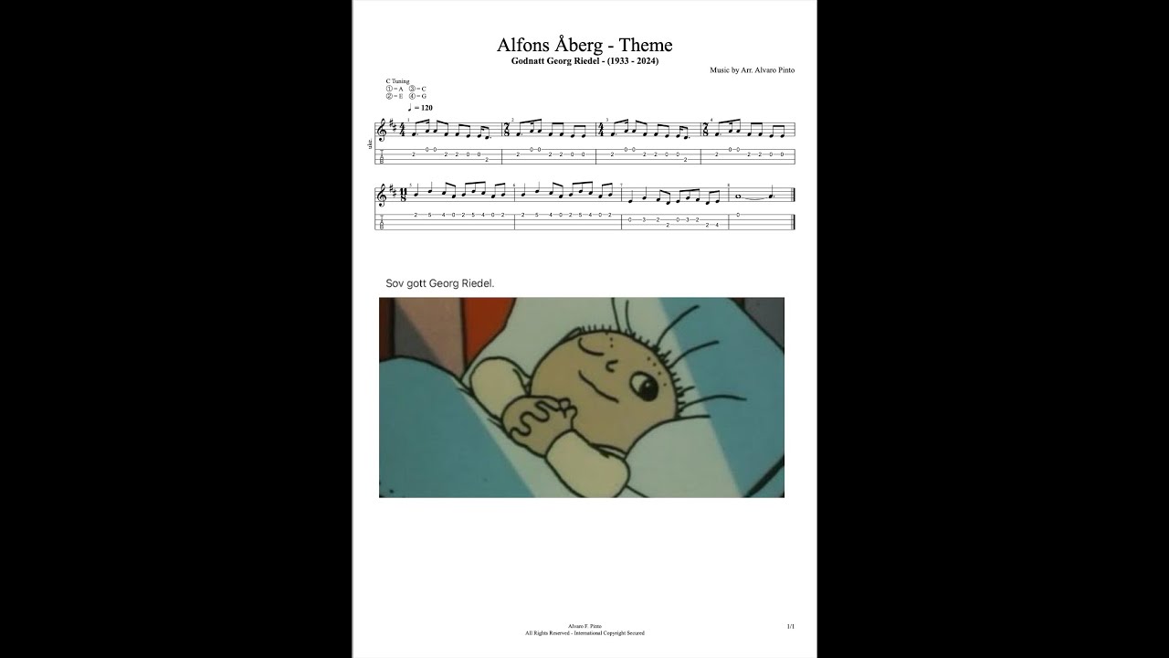 Alfons Åberg - Theme - Sov gott Georg Riedel - 1834 - 2024 - R.I.P ...
