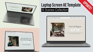 Laptop Screen Mockup Collection - 15 Animated Scenes - AE Template ⬇️ Download Links! Laptop Screen Mockup Collection - 15 Animated Scenes - AE Template ⬇️ Download Links!