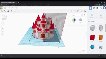 How to split objects in TinkerCAD