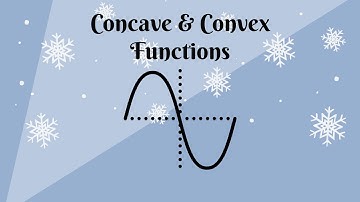 Concave & Convex Functions (Mathematical Definitions)