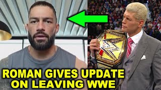 Roman Reigns Gives Update on Leaving WWE After Losing Title to Cody Rhodes at WrestleMania 40