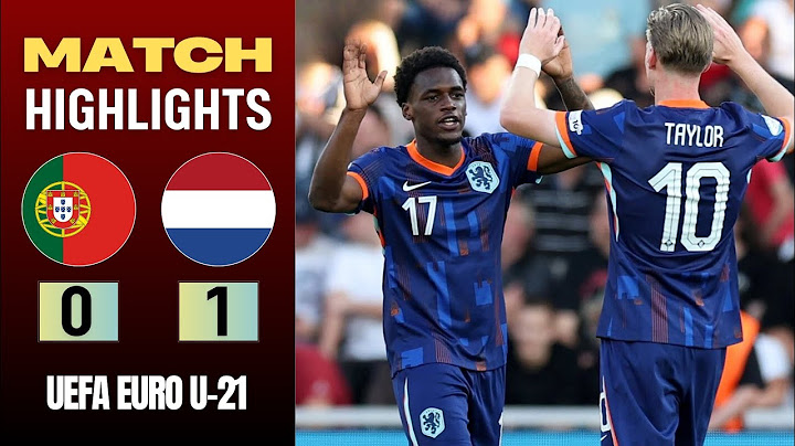 Portugal vs Netherlands U-21 | 0-1 | HIGHLIGHTS | UEFA Euro U-21 | Netherlands U21 vs Portugal U21