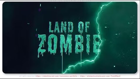 Land of Zombie Trailer After Effects Template | Envato Elements | Videohive